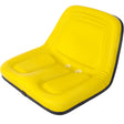 Deluxe Mower Tractor Seat with Slide - Yellow - Fab Heavy Parts