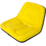 Deluxe Mower Tractor Seat with Slide - Yellow - Fab Heavy Parts