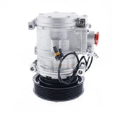 10PA17C A/C Compresor SE502835 FITS para John Deere Loader 444H 544H 624H 644H 644J 724J 444J 544J 624J