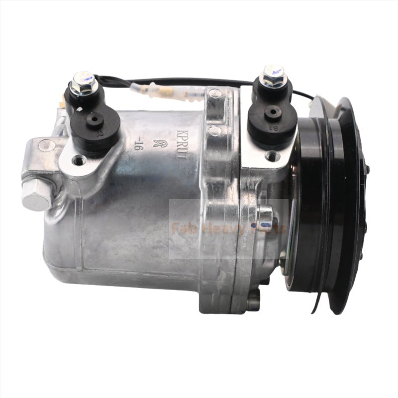 Denso SV06E A/C Compressor 283 - 4170 2834170 Fits for Caterpillar CAT Excavator 303.5E 304CCR 304DCR 305.5D 305E - Fab Heavy Parts