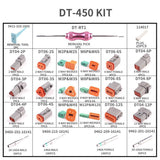 450 Piece Deutsch DT Connector Plug Kit for 14-20 AWG Stamped Contacts Kit
