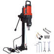 Diamond Core Drilling Machine 9in Wet&Dry Concrete Core Drill Rig with Stand 750RPM Speed 3200W - Fab Heavy Parts