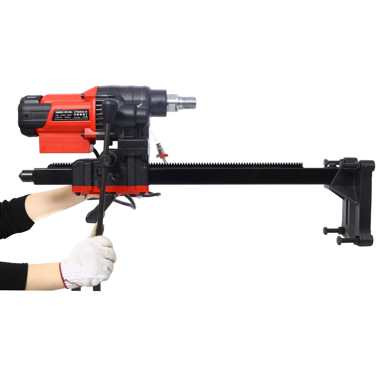 Diamond Core Drilling Machine Wet&Dry Drill Rig with Stand 700RPM Speed 9.4in Diameter 3200W - Fab Heavy Parts