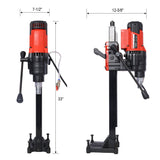 Diamond Core Drilling Machine Wet&Dry Drill Rig with Stand 700RPM Speed 9.4in Diameter 3200W - Fab Heavy Parts