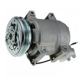 DKS - 15D A/C Compressor 8980371471 Fits for Isuzu 4HK1 Engine NPR NPR - HD NQR NRR GMC W - Series Truck - Fab Heavy Parts