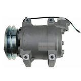 DKS - 15D A/C Compressor 8980371471 Fits for Isuzu 4HK1 Engine NPR NPR - HD NQR NRR GMC W - Series Truck - Fab Heavy Parts
