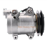 DKS15CH A/C Compressor 203 - 979 - 6830 Fits for Komatsu Excavator PC100 - 6 PC120 - 6 PC130 - 6 PC200 - 6Z PC450 - 6Z - Fab Heavy Parts