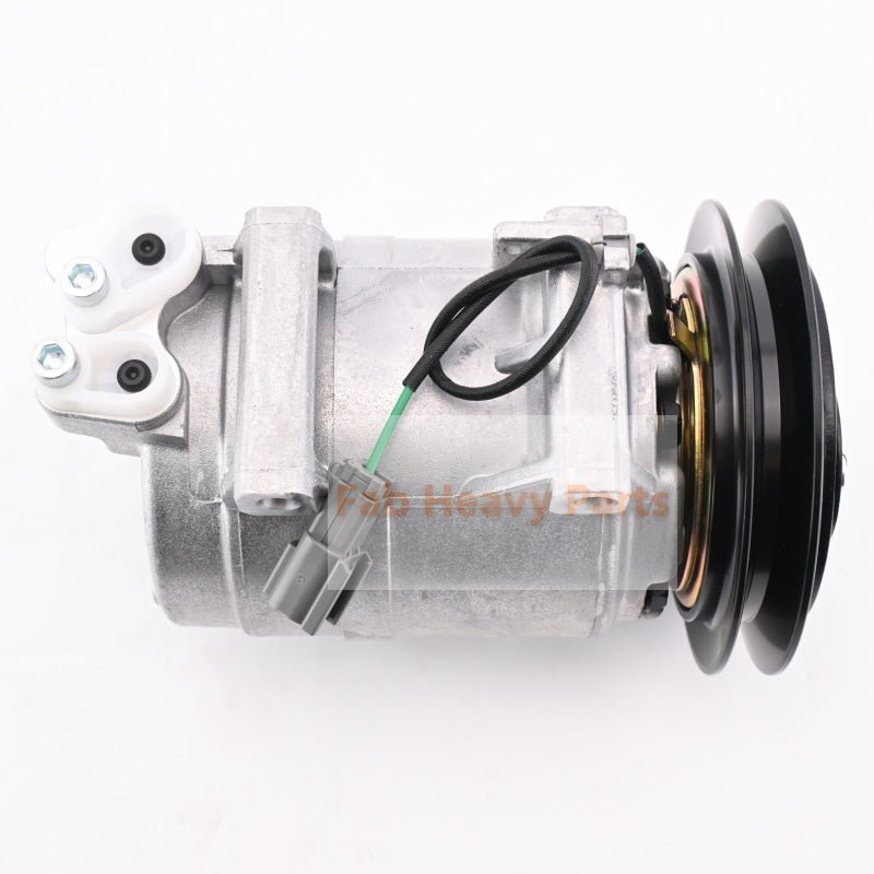 DKS15CH A/C Compressor 203 - 979 - 6830 Fits for Komatsu Excavator PC100 - 6 PC120 - 6 PC130 - 6 PC200 - 6Z PC450 - 6Z - Fab Heavy Parts