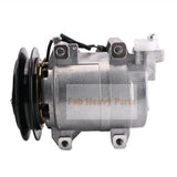 DKS15CH A/C Compressor 203 - 979 - 6830 Fits for Komatsu Excavator PC100 - 6 PC120 - 6 PC130 - 6 PC200 - 6Z PC450 - 6Z - Fab Heavy Parts