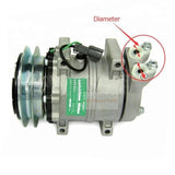 DKS15CH A/C Compressor 22B - 979 - 1630 Fits for Komatsu Excavator PC128US - 2 PC138US - 2 PC228US - 3 PC308USLC - 3 - Fab Heavy Parts
