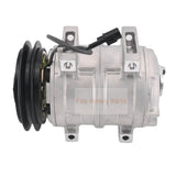 DKS15CH A/C Compressor 42W - 07 - 11280 Fits for Komatsu Wheel Loader WA115 - 3 WA70 - 6 WA65 - 6 WA100M - 6 WA90 - 6 WA80 - 6 WA80M - 7 WA70 - 7 WA100M - 7 - Fab Heavy Parts