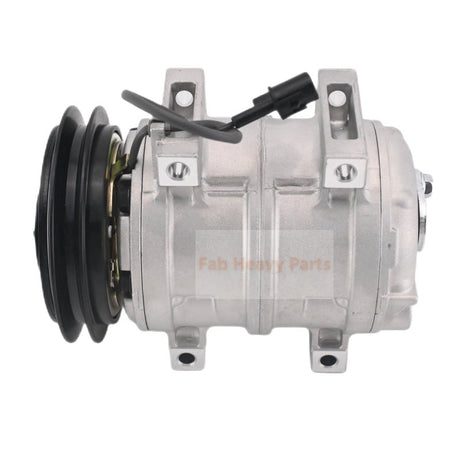 DKS15CH A/C Compressor 42W - 07 - 11280 Fits for Komatsu Wheel Loader WA115 - 3 WA70 - 6 WA65 - 6 WA100M - 6 WA90 - 6 WA80 - 6 WA80M - 7 WA70 - 7 WA100M - 7 - Fab Heavy Parts