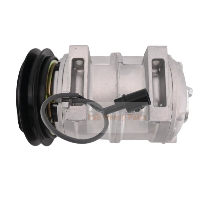 DKS15CH A/C Compressor 42W - 07 - 11280 Fits for Komatsu Wheel Loader WA115 - 3 WA70 - 6 WA65 - 6 WA100M - 6 WA90 - 6 WA80 - 6 WA80M - 7 WA70 - 7 WA100M - 7 - Fab Heavy Parts