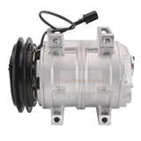 DKS15CH A/C Compressor 42W - 07 - 11280 Fits for Komatsu Wheel Loader WA115 - 3 WA70 - 6 WA65 - 6 WA100M - 6 WA90 - 6 WA80 - 6 WA80M - 7 WA70 - 7 WA100M - 7 - Fab Heavy Parts