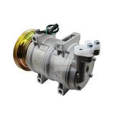 DKS15CH A/C Compressor 4361053 Fits for Hitachi Excavator EX100 - 5 EX120 - 5 EX135UR - 5 EX200 - 5 EX210H - 5 - Fab Heavy Parts