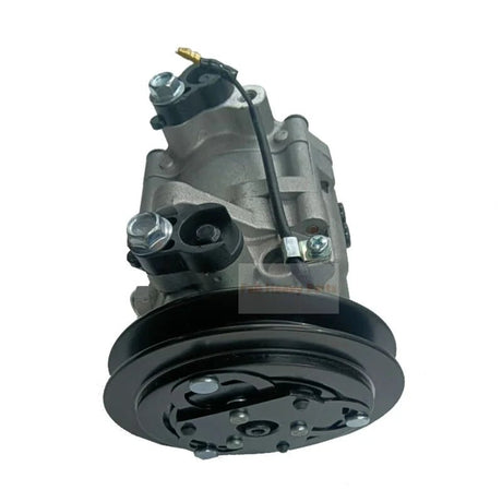 DKV07F A/C Compressor 506021 - 5540 Fits for Yanmar Tractor SV100 VI075 - 5 ViO70 - 3 VIO75 - A - Fab Heavy Parts