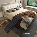 Dog Ramp for Car 65"X17.2" Large Folding Pet Stair Ramps for Truck SUV with Non - Slip Surface Outdoor Dog Car Ramp for Medium & Large Dogs - Fab Heavy Parts