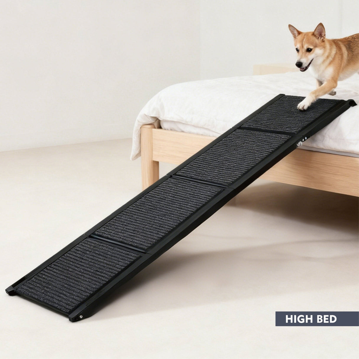 Dog Ramp for Car 71" Long & 19.3" Wide Portable Dog Ramps for Large Dogs with Non - Slip Rug Surface Dog Car Ramp for SUV Car & Truck - Fab Heavy Parts