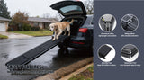 Dog Ramp for Car 71" Long & 19.3" Wide Portable Dog Ramps for Large Dogs with Non - Slip Rug Surface Dog Car Ramp for SUV Car & Truck - Fab Heavy Parts