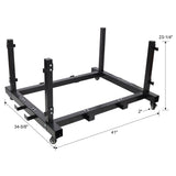 Door Hanger Storage Rack Bracket Holder for 1987-2023 Jeep Gladiator JT & Wrangler JK JKU JL JLU TJ YJ JKU Removable Stand Cart Sliding for 2/4 Door - Fab Heavy Parts