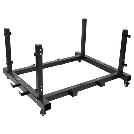 Door Hanger Storage Rack Bracket Holder for 1987-2023 Jeep Gladiator JT & Wrangler JK JKU JL JLU TJ YJ JKU Removable Stand Cart Sliding for 2/4 Door - Fab Heavy Parts