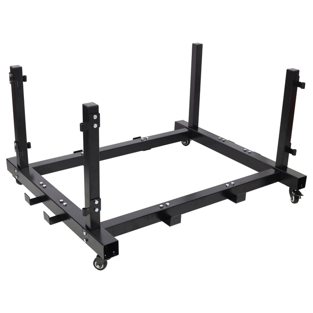 Door Hanger Storage Rack Bracket Holder for 1987-2023 Jeep Gladiator JT & Wrangler JK JKU JL JLU TJ YJ JKU Removable Stand Cart Sliding for 2/4 Door - Fab Heavy Parts