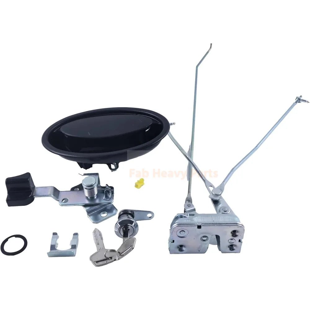Door Lock Assembly 20Y - 54 - 52820 Latch 20Y - 53 - 12201 Fits for Komatsu PC130 - 8 PC300 - 8 PC350 - 8 PC400 - 8 PC220 - 8 for Toyota Forklift 7FD10 7FD20 7FD25 7FD30 7FDF30 7FGF15 - Fab Heavy Parts