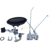 Door Lock Assembly 20Y - 54 - 52820 Latch 20Y - 53 - 12201 Fits for Komatsu PC130 - 8 PC300 - 8 PC350 - 8 PC400 - 8 PC220 - 8 for Toyota Forklift 7FD10 7FD20 7FD25 7FD30 7FDF30 7FGF15 - Fab Heavy Parts
