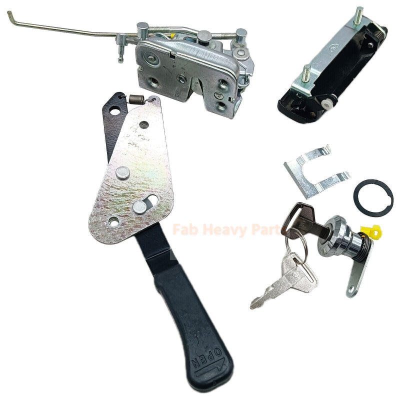 Door Lock YN51C01099P2 For Case CX36B CX55B For Kobelco SK260 SK350 - 8 SK485 - 8 SK850 - Fab Heavy Parts
