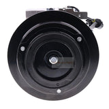 Doowon DV9 A/C Compressor with Single Groove 12 Volt Clutch TE16 - 0023A Fits for Kioti Tractor - Fab Heavy Parts