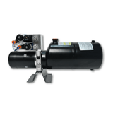 Double Acting Hydraulic Power Unit 3kW 24V DC 8 Quart Steel Tank 1.8GPM 2900PSI SAE 8 Fits for Dump Trailer Car Lifting - Fab Heavy Parts