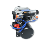 Double Acting Hydraulic Power Unit 3kW 24V DC 8 Quart Steel Tank 1.8GPM 2900PSI SAE 8 Fits for Dump Trailer Car Lifting - Fab Heavy Parts