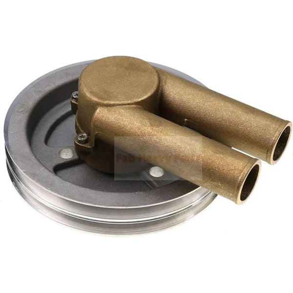 Double V Belt Pulley Sea Water Pump 21214596 3858229 Fits for Volvo Penta Engine 4.3 5.0 5.7 - Fab Heavy Parts