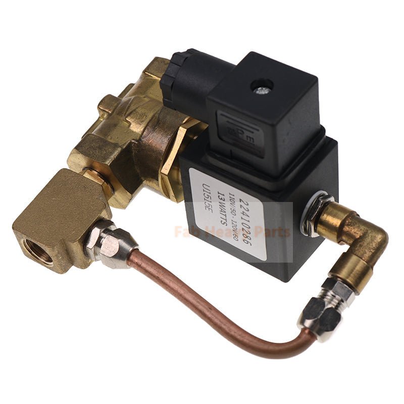 Drain Solenoid Valve 22410286 Fits for Ingersoll Rand Screw Air Compressor - Fab Heavy Parts