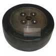 Drive Tire Assembly 127248 - 001 Fits for Crown WP 2000 Pallet Jack (Rubber Smooth) - Fab Heavy Parts