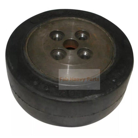 Drive Tire Assembly 127248 - 001 Fits for Crown WP 2000 Pallet Jack (Rubber Smooth) - Fab Heavy Parts