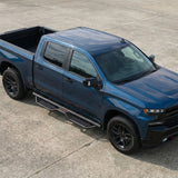 Drop Running Boards Side Steps Compatible with 2015 - 2026 Chevy Colorado & GMC Canyon Crew Cab (4 Full Size Doors) Two Stairs Design Bolt - on Side Steps Nerf Bar Black Powder Coated - Fab Heavy Parts