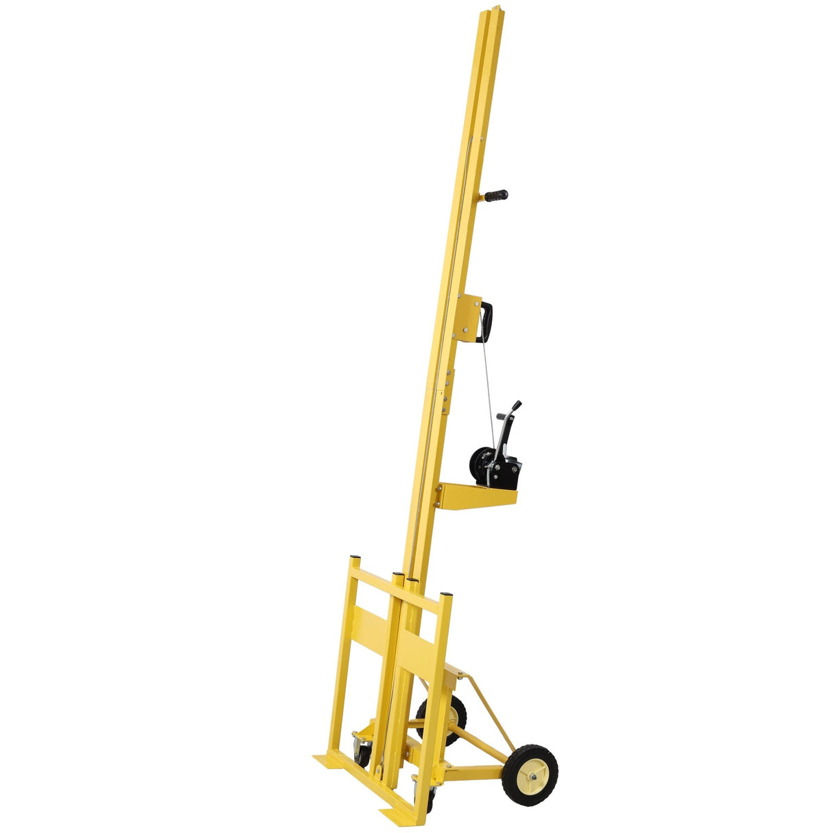 Drywall Panel Lift for Walls Capacity 150Lbs Heavy Duty Drywall Lifter - Yellow - Fab Heavy Parts