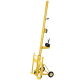 Drywall Panel Lift for Walls Capacity 150Lbs Heavy Duty Drywall Lifter - Yellow - Fab Heavy Parts