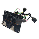 Dual/Twin Engine Ignition Key Switch Panel Assembly 6K1 - 82570 - 08 Fits for Yamaha Outboard - Fab Heavy Parts