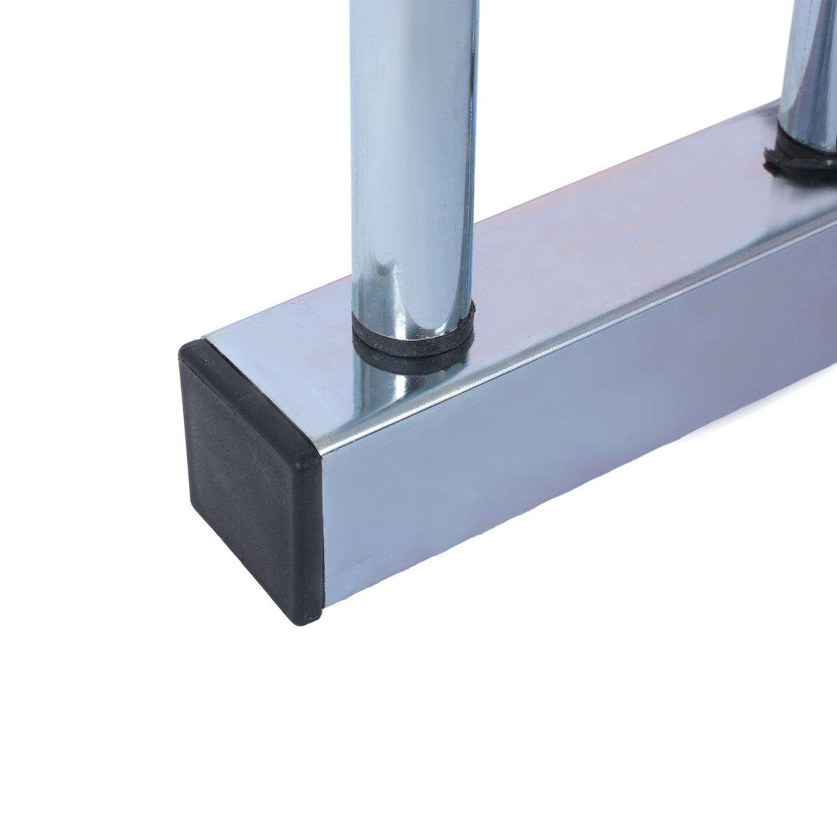 3 Bikes Floor Bike Stand Parking Rack 22-28" Wheel Max Tire Width 2.15" Galvanization