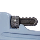 24 inch Aluminum Straight Pipe Wrench Heavy Duty Plumbers Easy to Carry Hangable Design