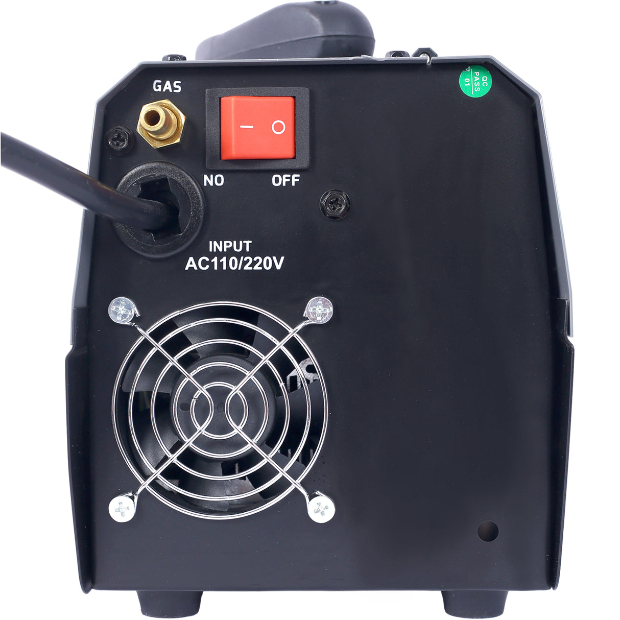 140 A MIG-Schweißgerät, 110 V/220 V, Dual-Voltage-Multiprozess-Gas-Gaslos-Schweißgerät, 4-in-1-Flussmittel-MIG/Massivdraht/Lift-WIG/Stick-ARC