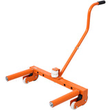 Heavy Duty Adjustable Tire Wheel Dolly 330 Lbs Capacity--Orange