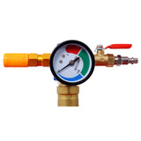 24L 6.3 Gallon Air Pneumatic Waste Oil Extractor Portable Oil Drain Tank Professional Integrated Level Gauge