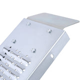 Pack of 2 77" L 960lbs Capacity Loading Ramps with 4pcs Pedal--Silver