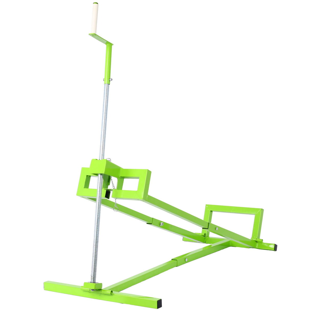Easy Lawn Mower Lift 800 Lbs Capacity Ride - on Cleaning Aid Universal + 45° Tilt Adjustable - Green - Fab Heavy Parts