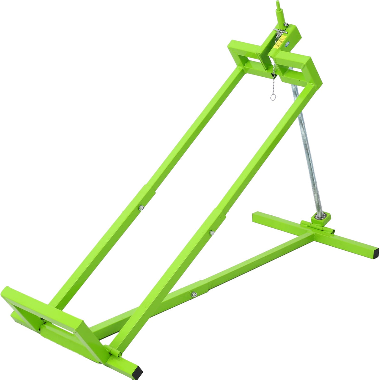 Easy Lawn Mower Lift 800 Lbs Capacity Ride - on Cleaning Aid Universal + 45° Tilt Adjustable - Green - Fab Heavy Parts