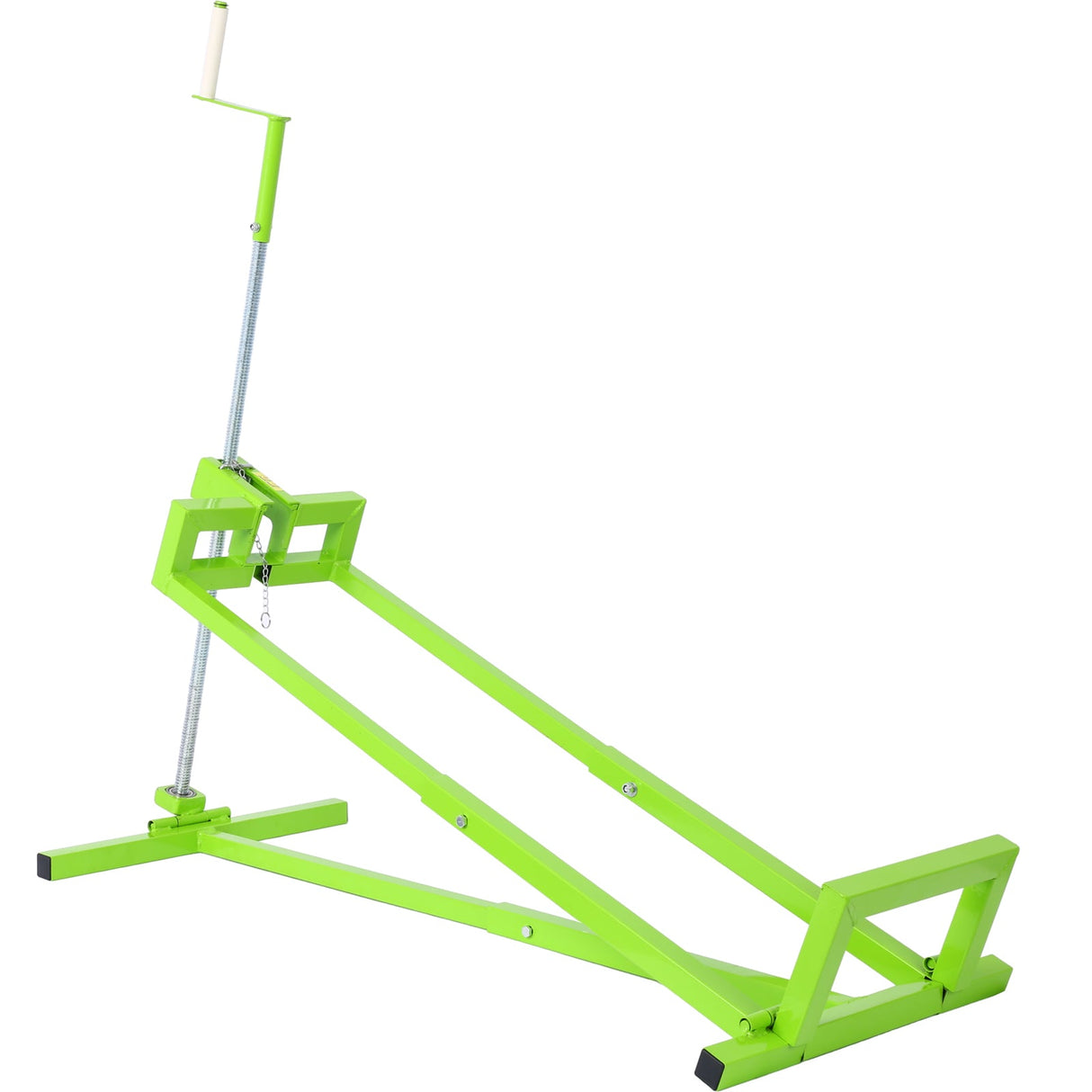 Easy Lawn Mower Lift 800 Lbs Capacity Ride - on Cleaning Aid Universal + 45° Tilt Adjustable - Green - Fab Heavy Parts