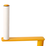 Easy Lawn Mower Lift for Riding Tractors 800 Lbs Capacity Ride - on Cleaning Aid Universal Lawn Tractor + 45° Tilt Adjustable - Yellow - Fab Heavy Parts